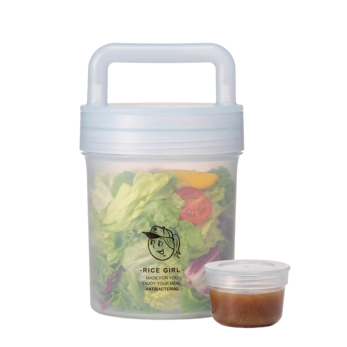 CB JAPAN Bento Box with Ice Pack 560ml Ideal for Salad and Pasta