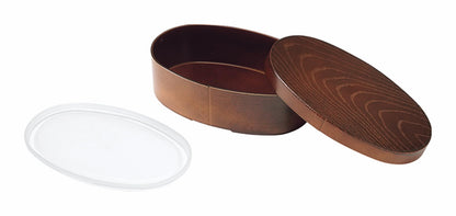 Kakusee Bento Box 500ml with Rubber Band and Inner Lid