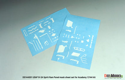 DEF.MODEL 1/144 Scale B-2A Spirit Bomber RAM Panel Mask Set