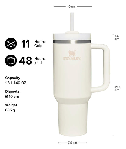 Stanley H2.0 Vacuum Quencher 0.88L Rose Quartz Water Bottle