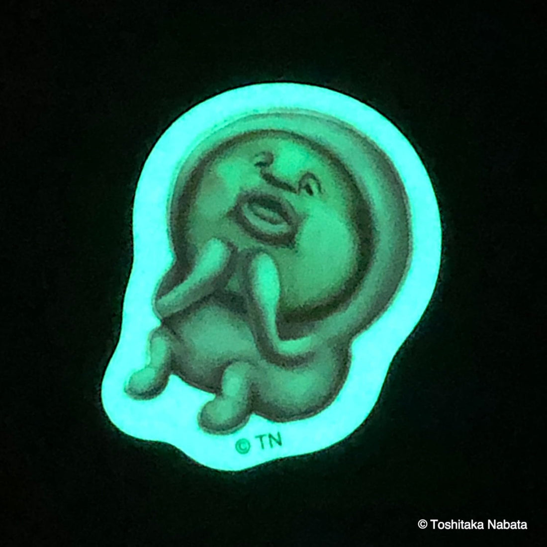 A-Works Kobitozukan Glow-in-the-Dark Sticker Kakure Momojiri KBT-049