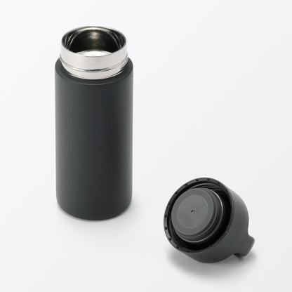 MUJI Vacuum Insulated Bottle with Handle 350mL Black