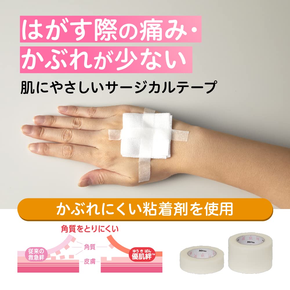 Nitoms Caremate Gentle Skin Tape with Case 12mm x 4.5m