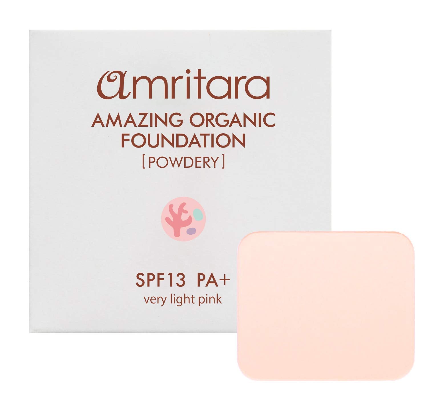 Amritara Amazing Organic Foundation Refill P0 Very Light Pink SPF 13