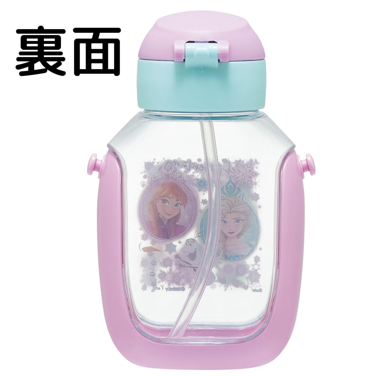 Skater Kids Water Bottle with Straw 530ml Disney Frozen