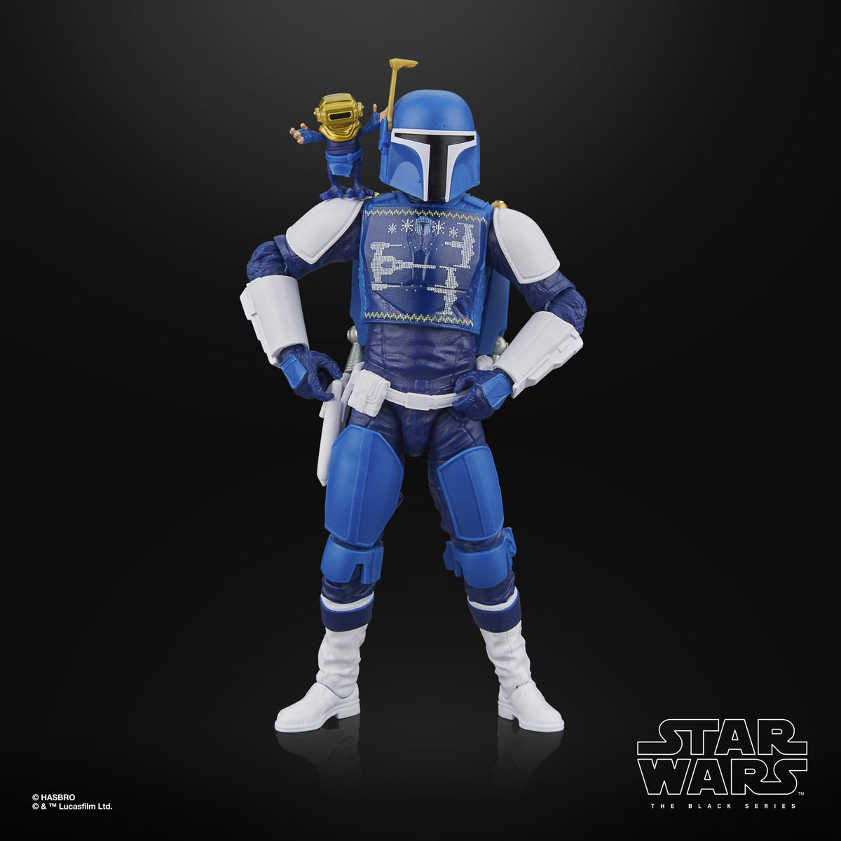 Star Wars Black Series Mandalorian Scout Holiday Edition 6 Inch Action Figure
