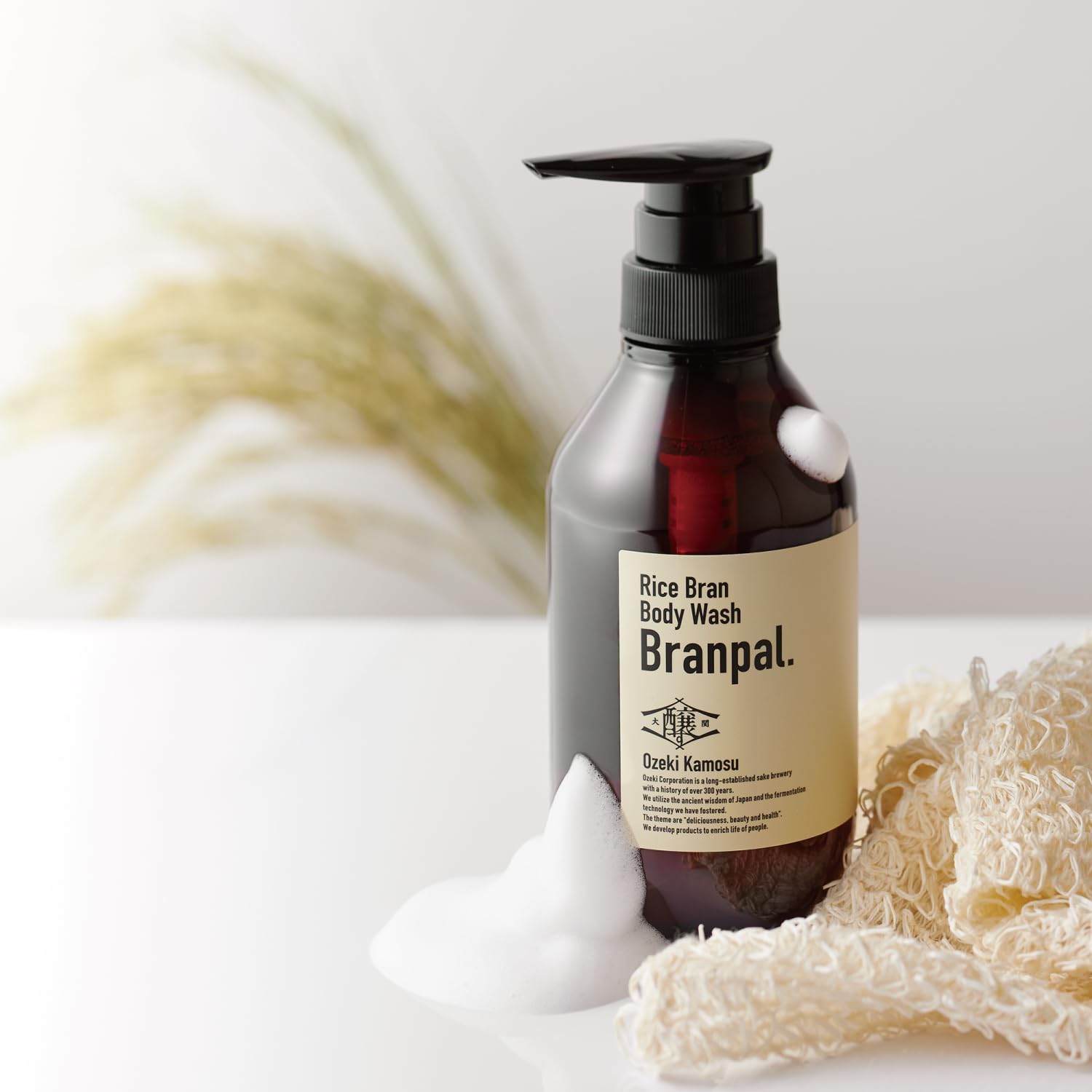 Oozeki Branpal Body Soap 400ml with Naturally Derived Ingredients