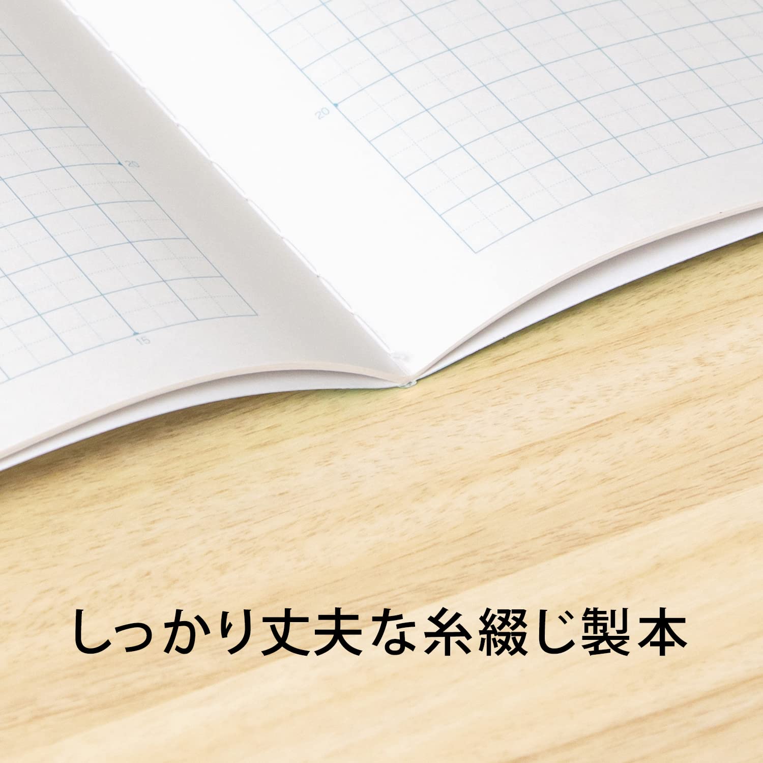 Kyokuto School Notebook 5mm Graph Semi A4 Green Check Pattern