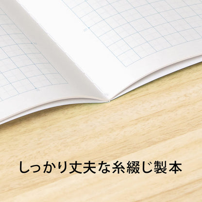 Kyokuto School Notebook 5mm Graph Semi A4 Green Check Pattern
