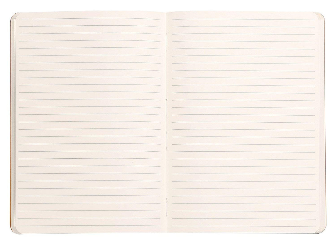 RHODIA LAMA Soft Cover Notebook, A6 Ruled, Silver, 144 Pages