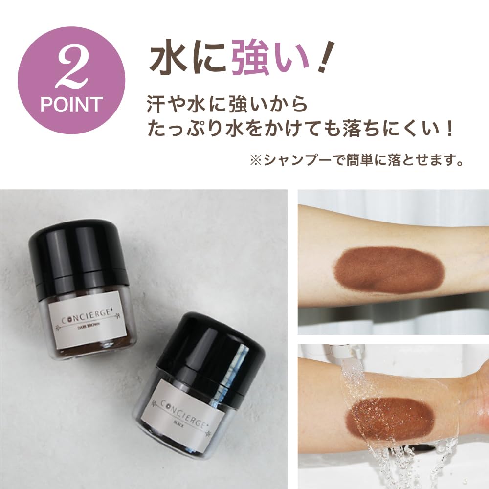 Global Japan Hair Powder Dark Brown 13g for Thin Hair Coverage