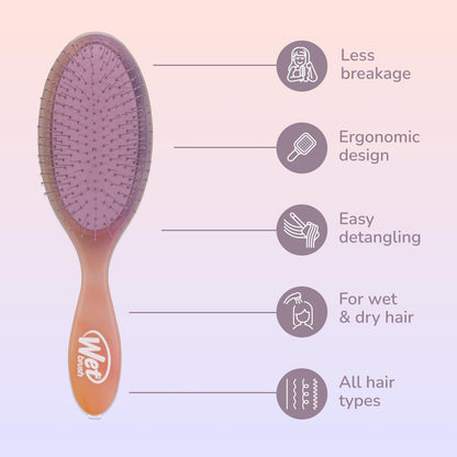 Wet Brush Original Detangler Desert After Glow Pink Hair Brush