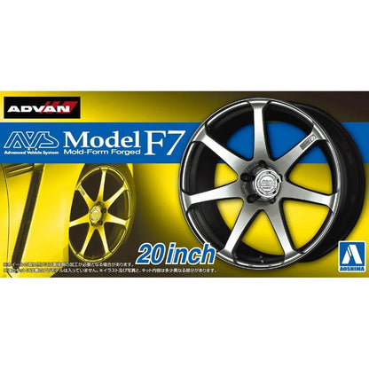 AOSHIMA 1/24 The Tuned Parts Series AVS Model F7 20 Inch Scale Model Parts