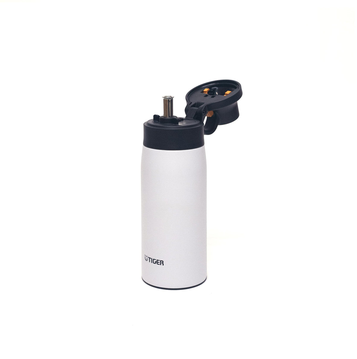 TIGER Stainless Steel Water Bottle with Straw 350ml for Everyday Use