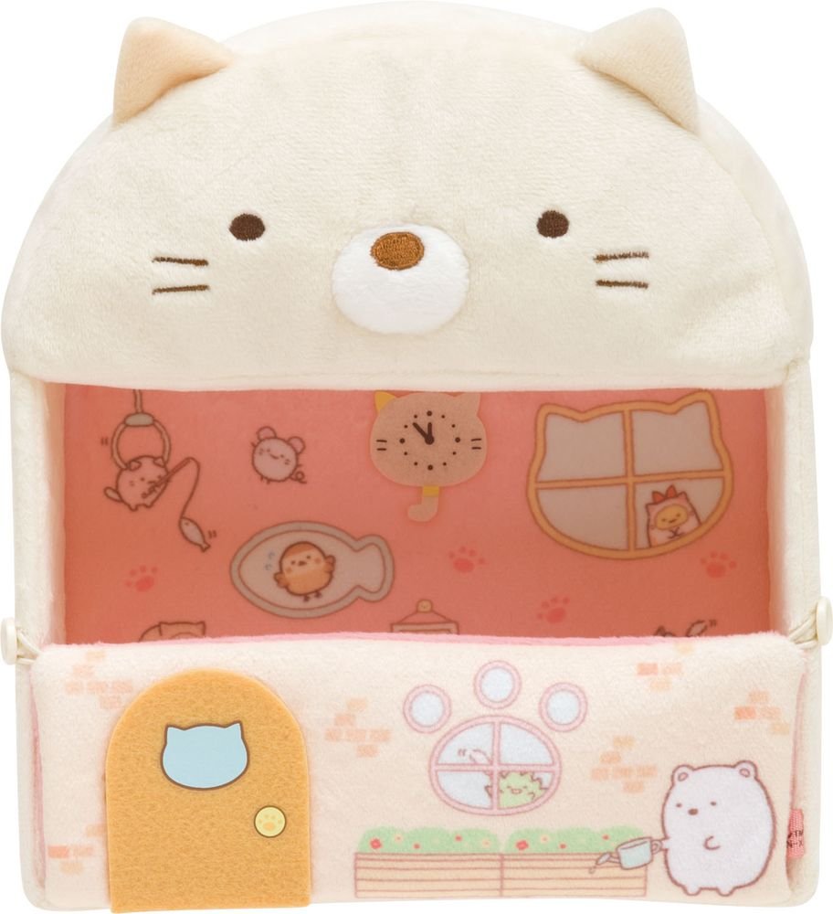 San-X Sumikko Gurashi Cozy Cat House Collectible Figure