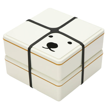 Miyoshi Seisakusho Lunch Box with Ice Pack GEL-COO 2-Tier GC-352