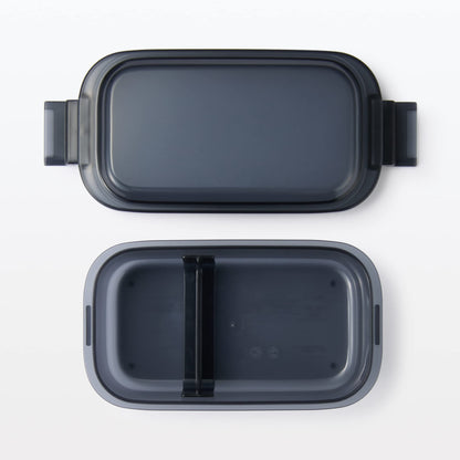 MUJI Washable Bento Box Black 500mL for Easy Cleaning