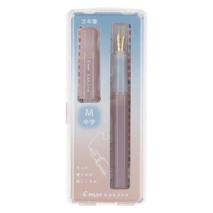 PILOT Kakuno Madolomi Color Fountain Pen Mid Size in Madolomi Pink