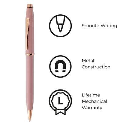 Cross Century II Smoky Pink Premium Gift Box Ballpoint Pen
