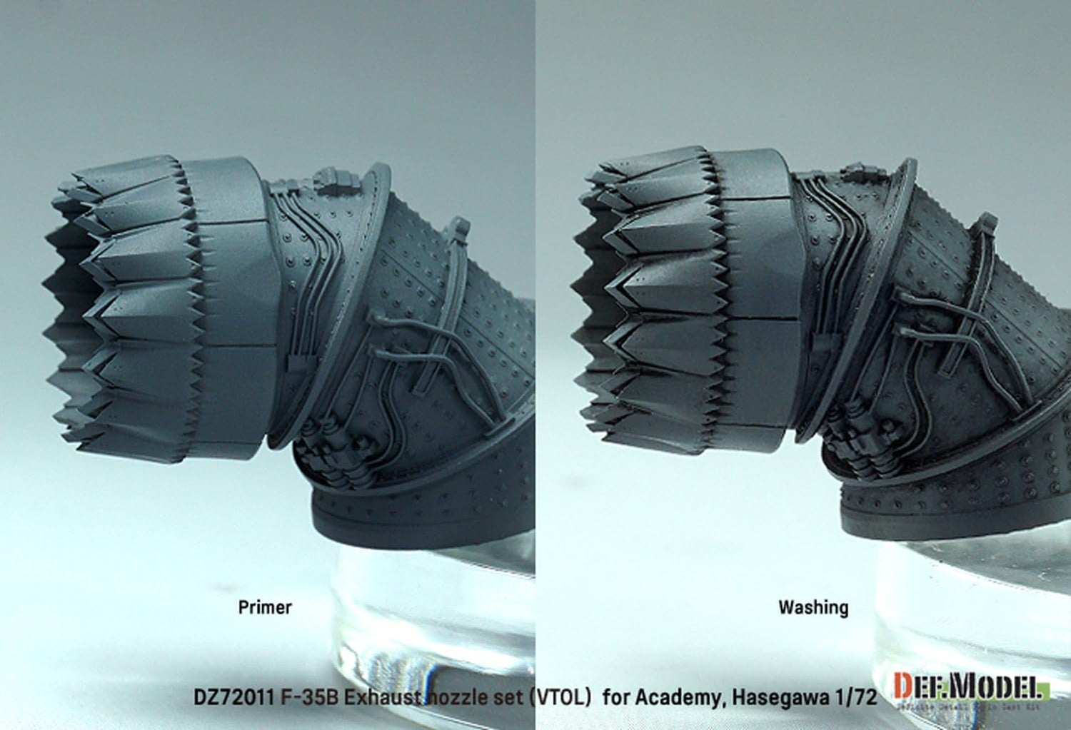 DEF.MODEL 1/72 F-35B Lightning II Engine Nozzle Set for Academy and Hasegawa Kits