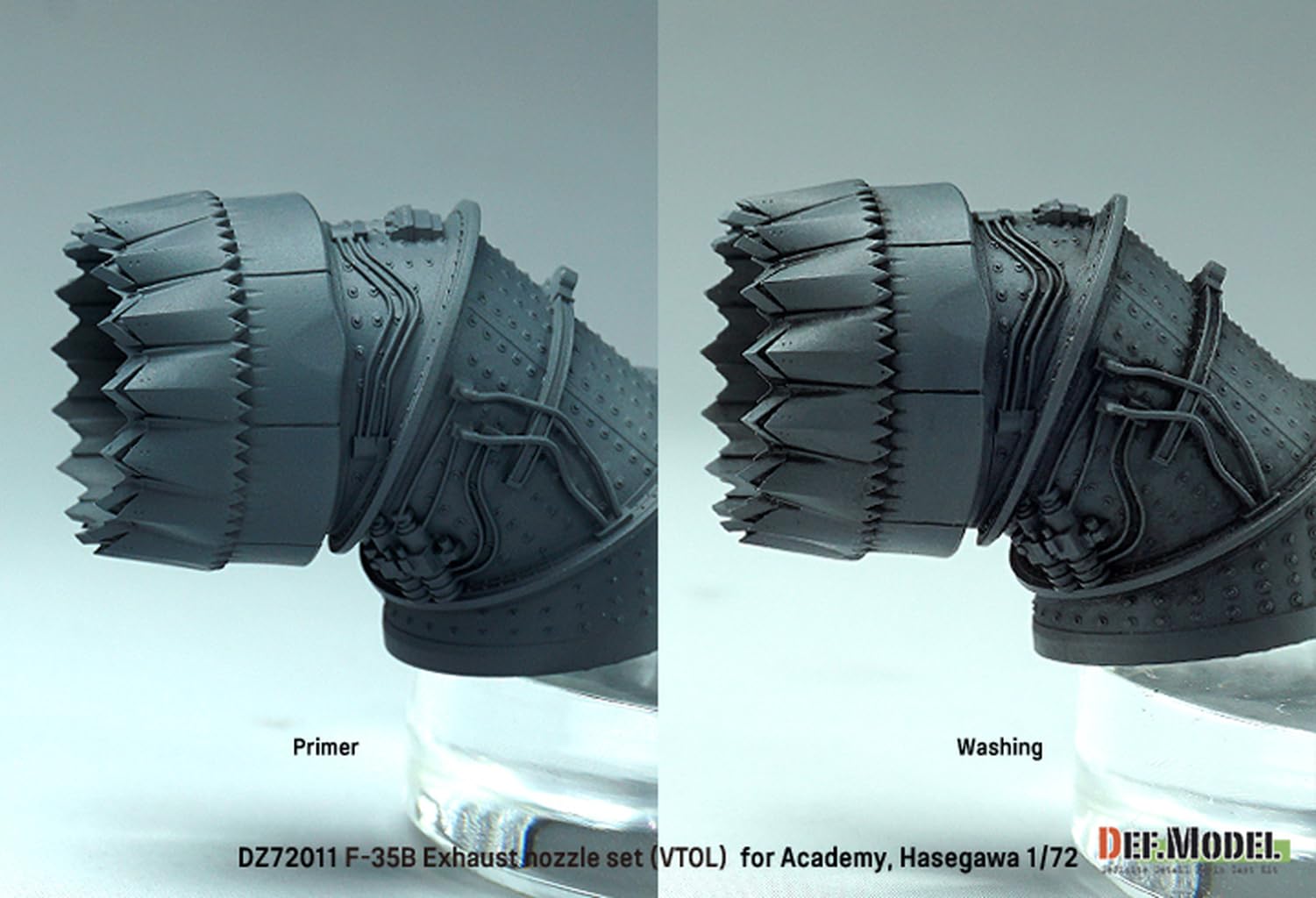 DEF.MODEL 1/72 F-35B Lightning II Engine Nozzle Set for Academy and Hasegawa Kits