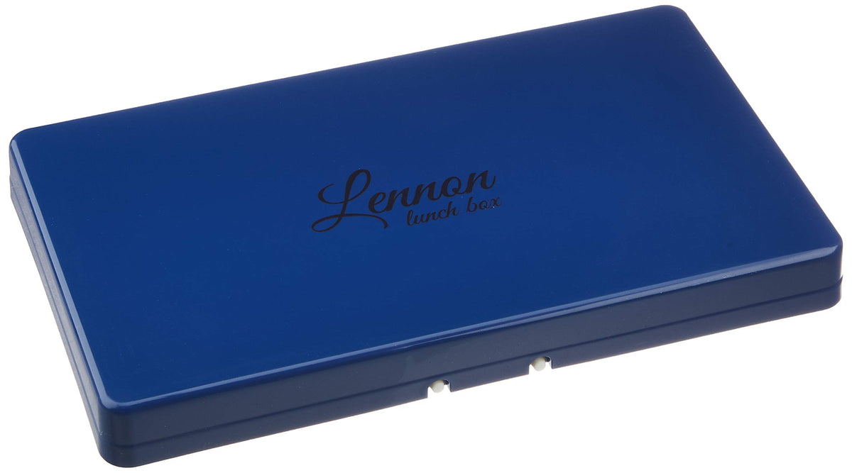 Paarukinzoku Folding Lunch Box with Dividers Blue Made in Japan
