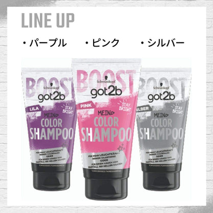 Schwarzkopf got2b Color Shampoo Silver 150ml for Yellowing Care