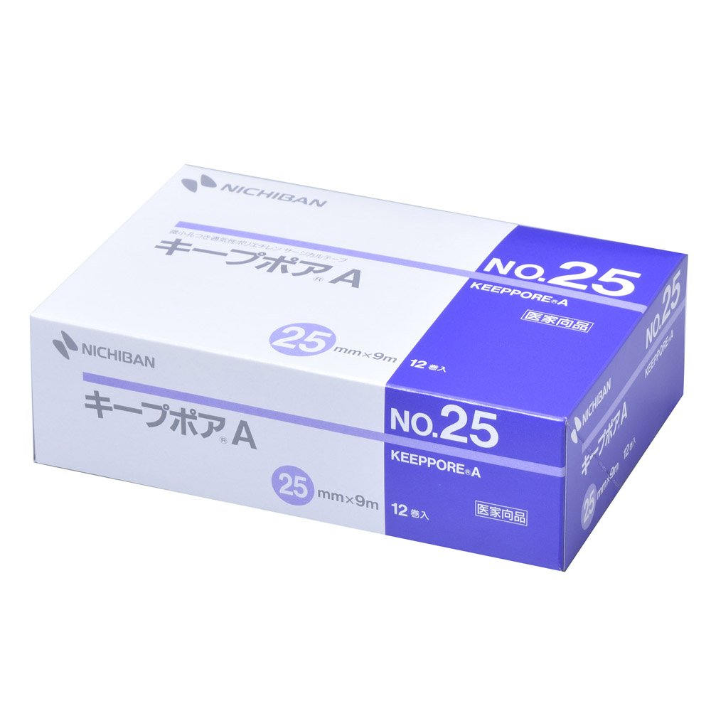 NICHIBAN Surgical Tape with Micro-Pores 25mm x 9m Roll