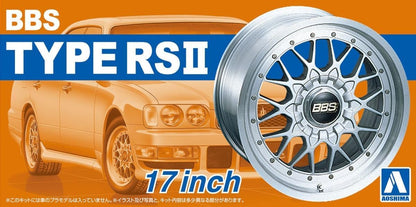AOSHIMA 1/24 Scale Model BBS RSⅡ 17 Inch Plastic Parts Set