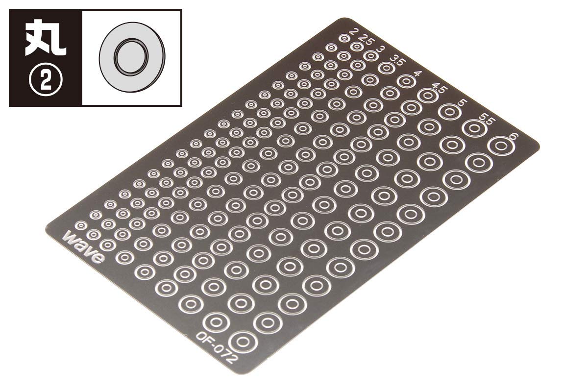 Wave Basic Etching Round 2 Model Parts for Japanese Scale Models