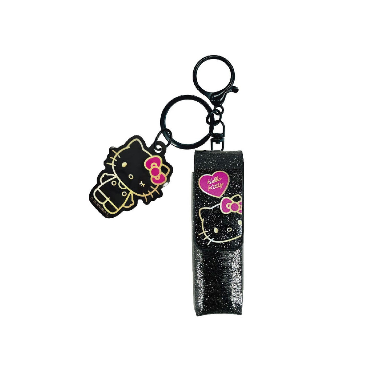 San-Art Hello Kitty Gal Series Lip Case Charm Black
