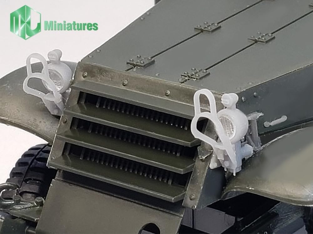 MJ Miniature 1/35 M3/M16 Halftrack Detail Upgrade Set for Tamiya Models