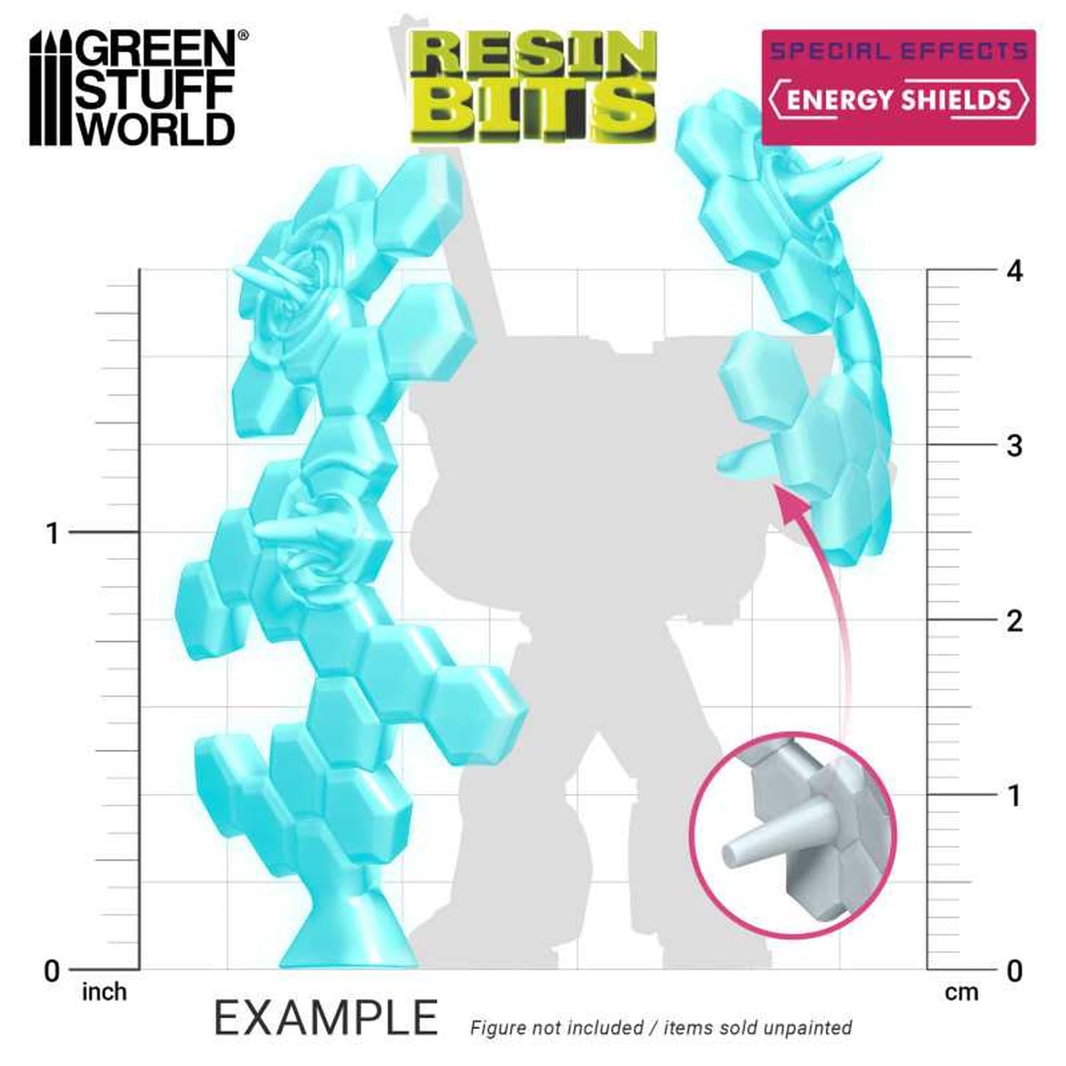 Green Stuff World 1/48 Energy Shield 3D Printed Kit Clear