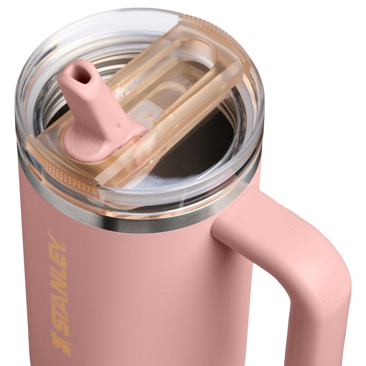 Stanley 1913 Quencher Pro Tour Flip Straw Tumbler 30 oz Peach Rose