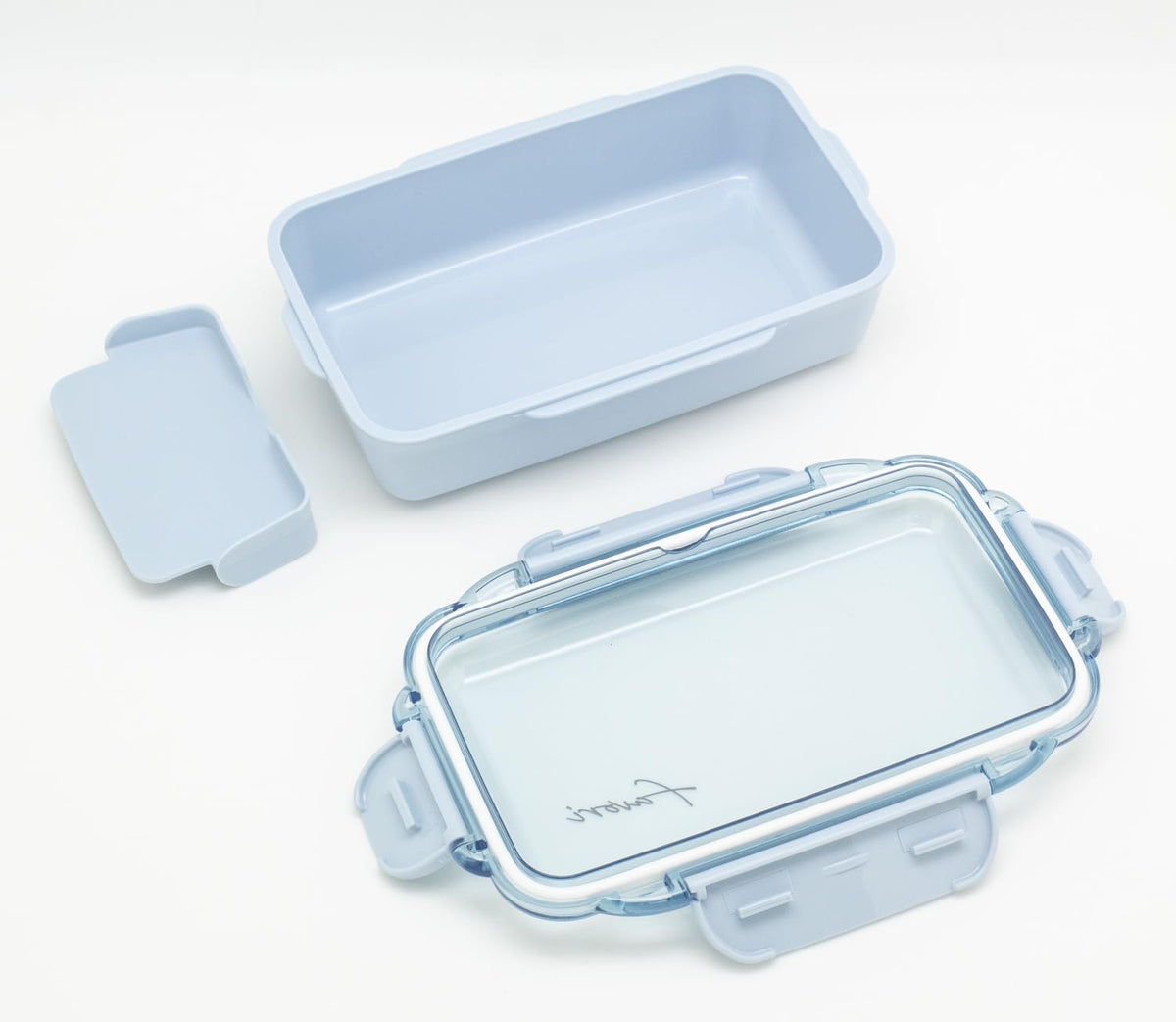OSK DISH UP LUNCH Box Blue with Compartments for Easy Meal Prep