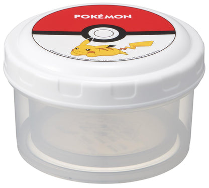 Skater Round Lunch Box Set with Monster Ball Design for Kids