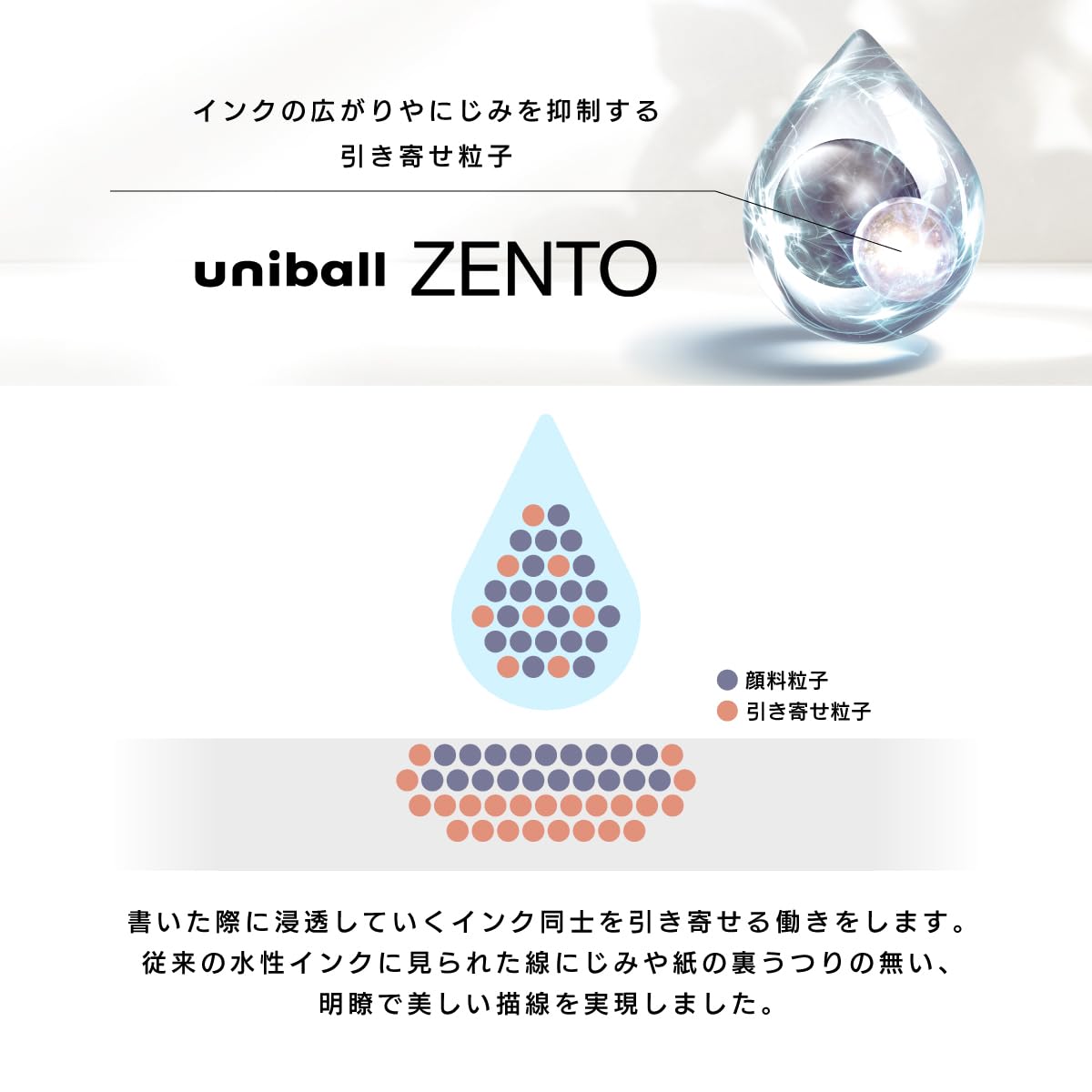 Mitsubishi Pencil Uniball ZENTO Flow 0.38mm Gel Pen