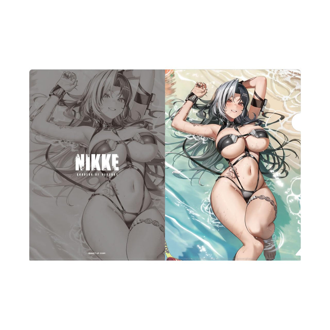ALGERNON PRODUCT Nikke Rosanna Clear File A4 PP Made in Japan