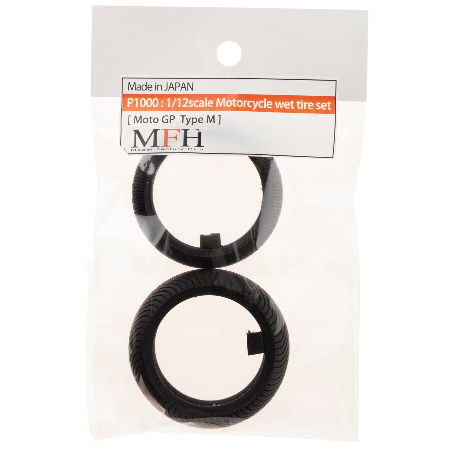 Model Factory Hiro 1/12 Scale Motorcycle Wet Tire Set for MOTO GP