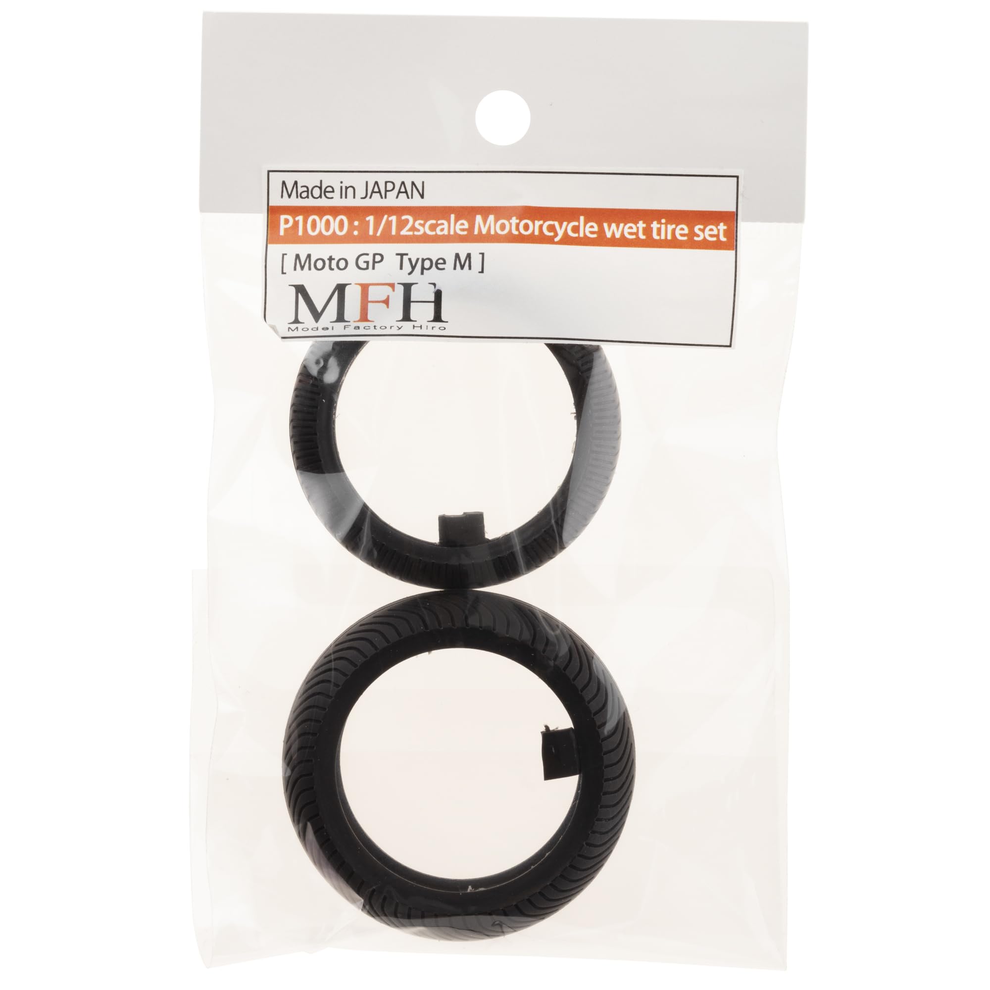 Model Factory Hiro 1/12 Scale Motorcycle Wet Tire Set for MOTO GP