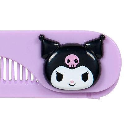SANRIO Folding Comb Featuring Kuromi for Easy Styling