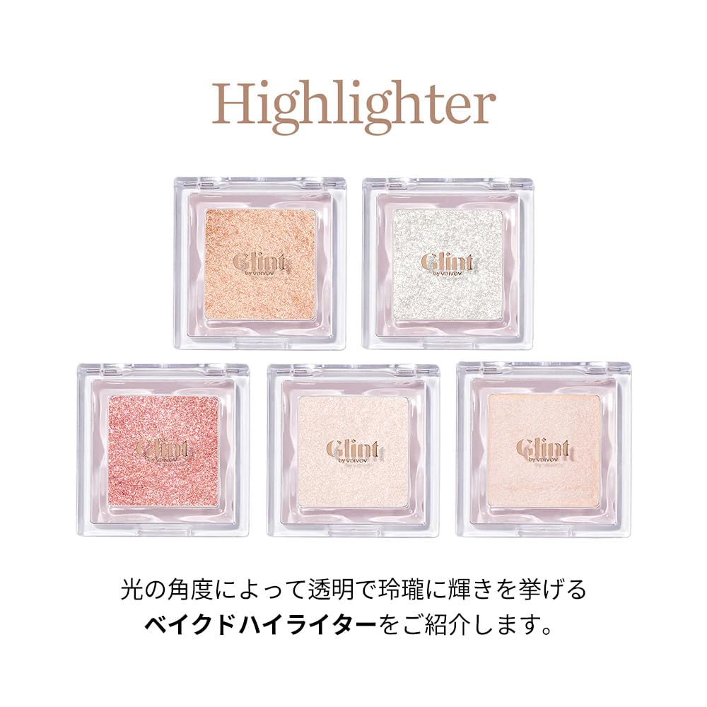 Glint Highlighter 04 Milky Moon 2.3g for Radiant Glow