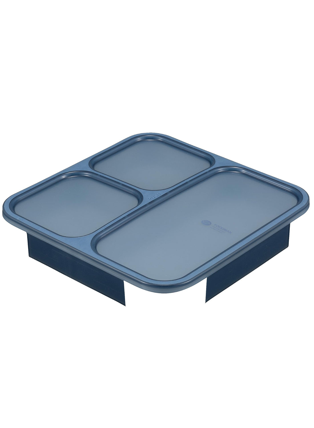 CB JAPAN Couvercle de rechange pour boîte-repas fine antibactérienne Foodman 800 ml, bleu marine cendré