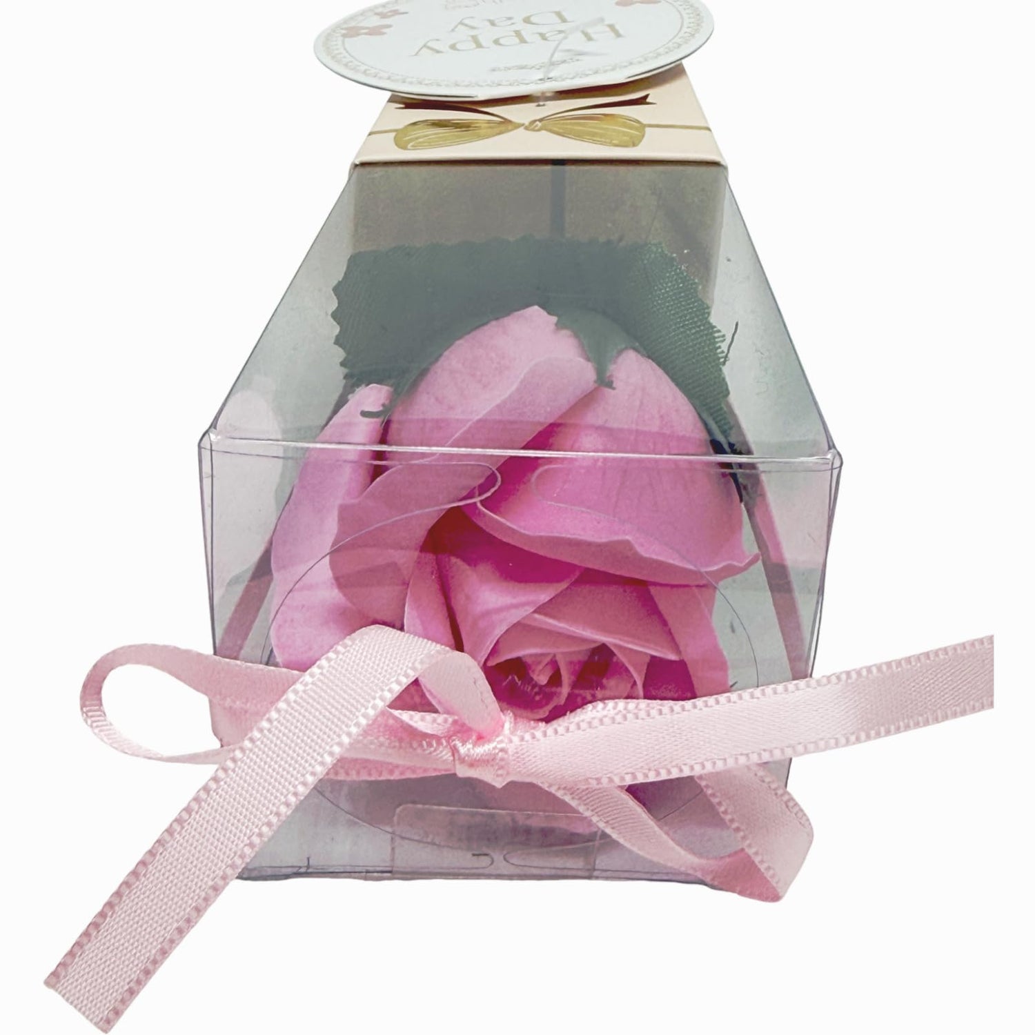 Q-FLA Bathing Flower Bath Bomb Single Bloom Pink Gift