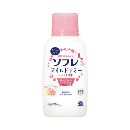 Sofure Mild Me Milk Bath Liquid 720ml with Soothing Cherry Blossom Scent