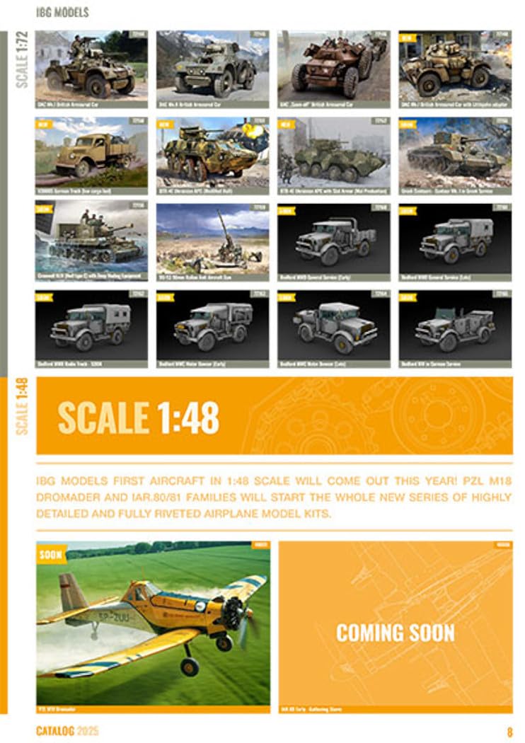 IBG 2025 Catalog Color Edition 20 Pages for Japanese Model Enthusiasts