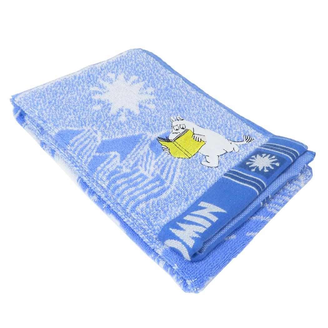 Marushin Face Towel Organic Cotton Long Towel with Moomin Design