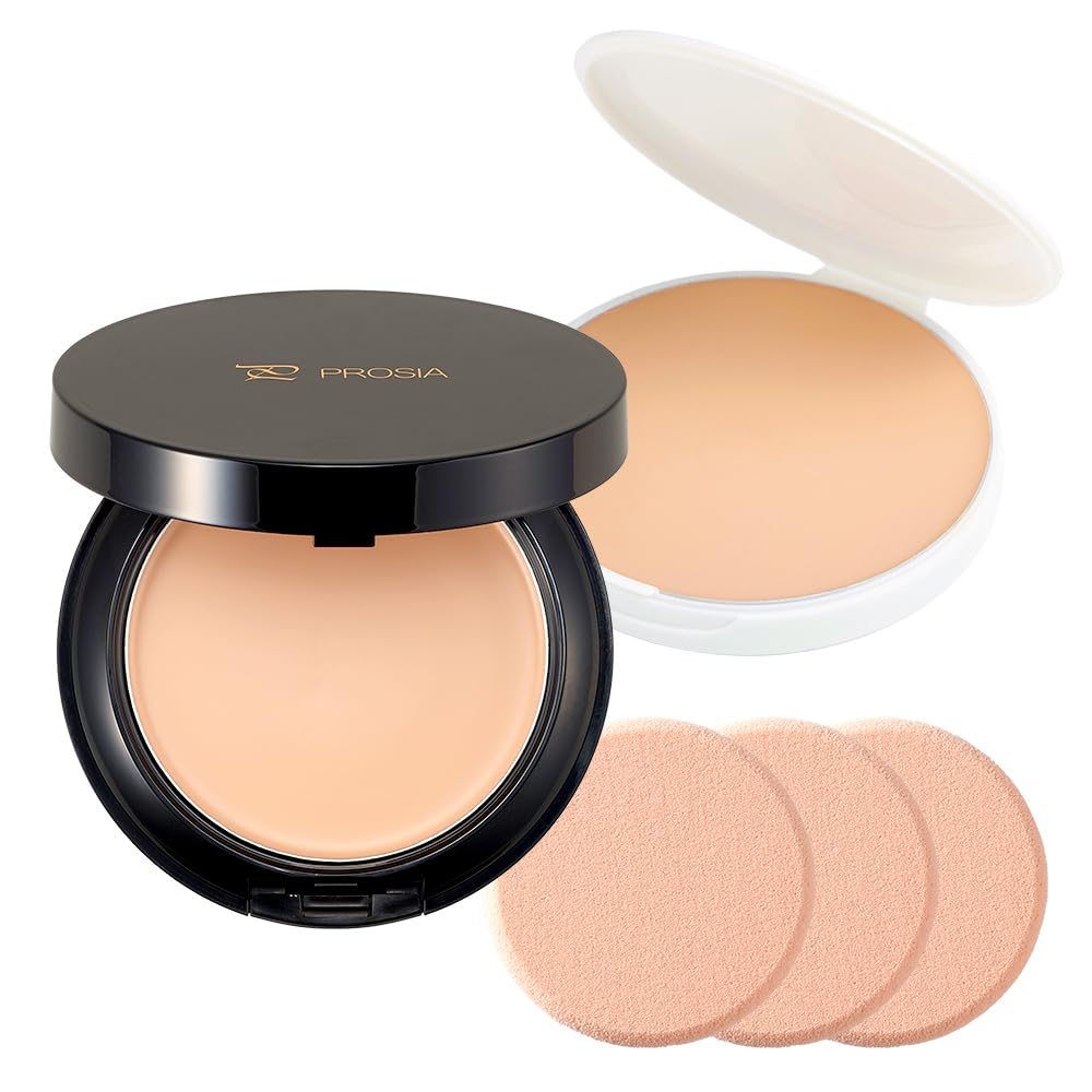 PROSIA Cream Foundation Light Beige Set 11.5g x2 for Radiant Skin
