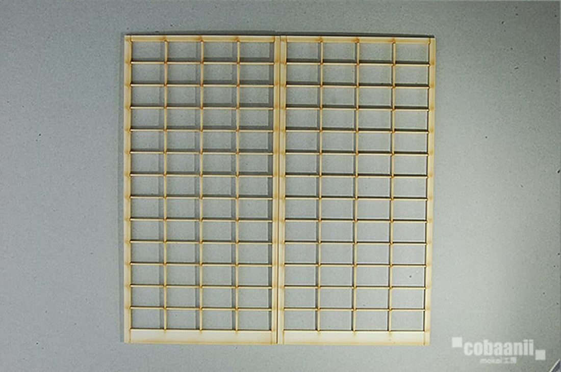Cobaanii mokei Wooden Assembly Kit Japanese Shoji 1/12 Scale Model