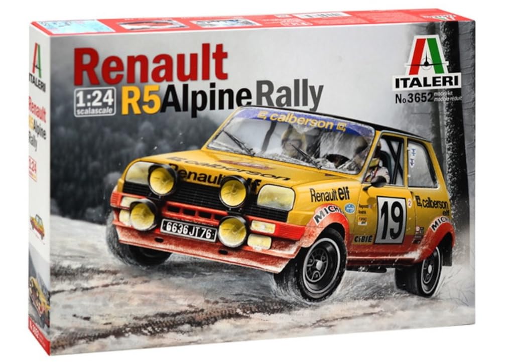 PLATZ 1/24 Scale Renault 5 Model Kit for Collectors